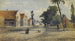 Una Calle de Pueblo - Henri-Joseph Harpignies — vista de la obra
