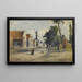Una Calle de Pueblo - Henri-Joseph Harpignies — cuadro enmarcado en la pared