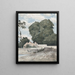 Vista desde las murallas de Chartres - Henri-Joseph Harpignies — cuadro enmarcado en la pared