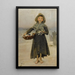 Flower Painting - Henri Jules Jean Geoffroy — framed artwork on a wall