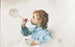 Little girl with soap bubble - Henri Jules Jean Geoffroy — artwork view