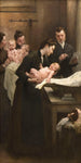 the work of the milk drop at the Belleville dispensary triptych - Henri Jules Jean Geoffroy — artwork view