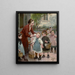 The Touch of Teachers - Henri Jules Jean Geoffroy — framed artwork on a wall