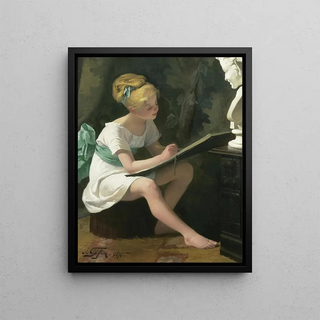 HenriJulesJean Geoffroy - The Young Artist.webp