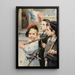 The French flag - Henri Jules Jean Geoffroy — framed artwork on a wall