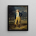 L'Abbé de Saint - Farre, hijo natural del duque de Orleans y de Mlle Lemarquis, bailarina en la Ópera - Henri - Pierre Danloux — cuadro enmarcado en la pared
