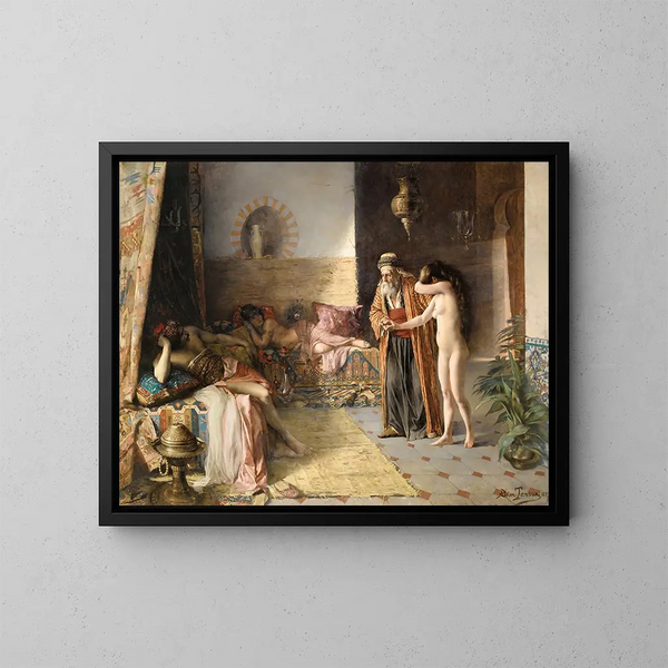 Namouna - Henri Adrien Tanoux — cuadro enmarcado en la pared