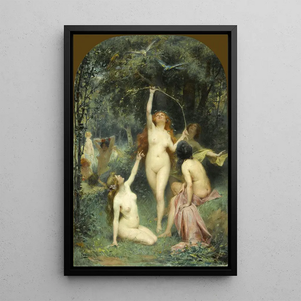 Henri Adrien Tanoux - Nymphs In A Forest.webp