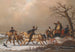 Winter Carriage Ride - Henri Auguste d'Ainecy Montpezat — artwork view