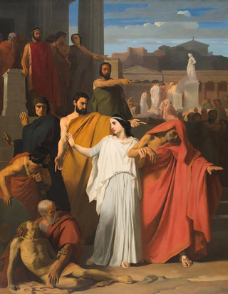 Henri Augustin Gambard - Oedipus Going into Exile from Thebes.webp