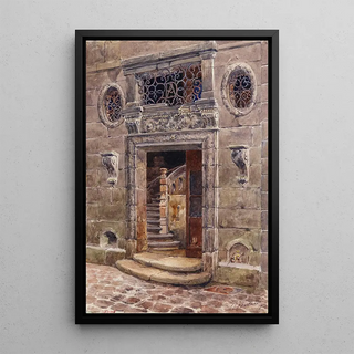 Henri Berthaut - Porte de lescalier principal dune maison sise 27 rue du Jour.webp