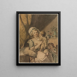 Henri Chevaux - Mother with Two Children.webp