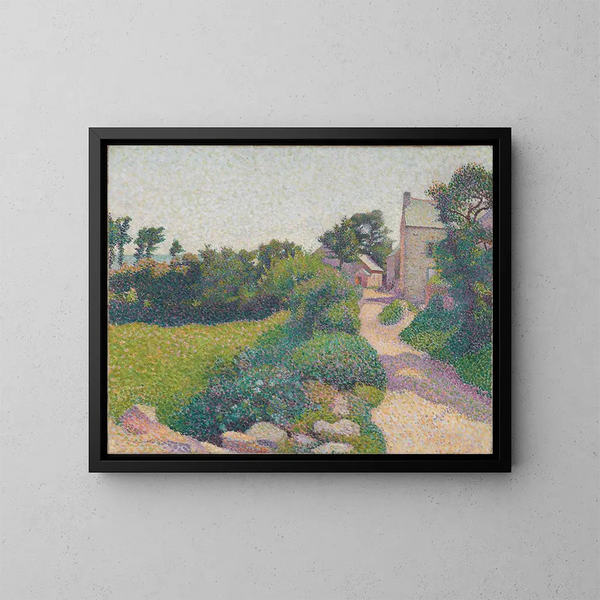 La Route au soleil - Henri Delavalle — framed artwork on a wall