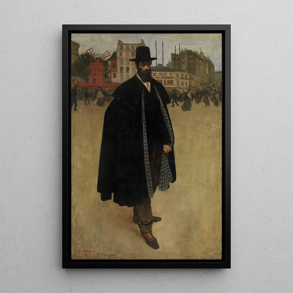 L'Espagnol en París - Henri Evenepoel — cuadro enmarcado en la pared
