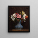 Flores de camelias y tulipanes - Henri Fantin-Latour — cuadro enmarcado en la pared