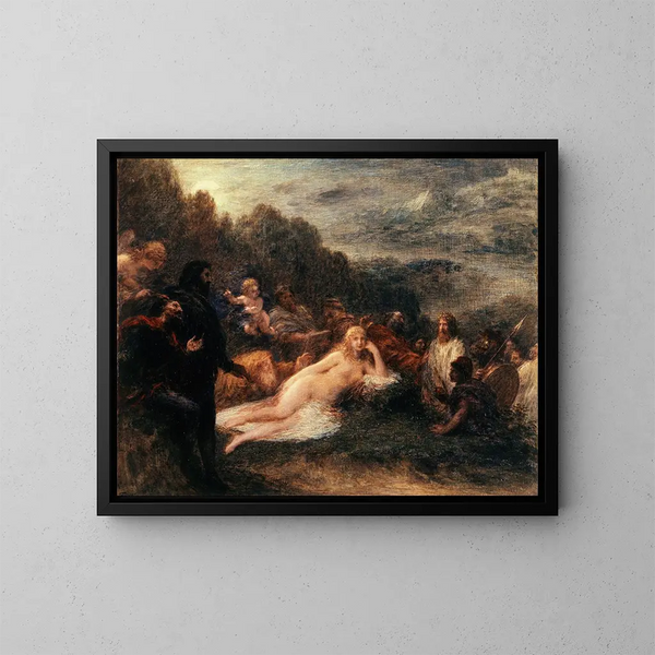 Hélène - Henri Fantin-Latour — framed artwork on a wall
