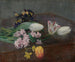 Jacinthes, tulipanes y pensamientos colocados sobre una mesa - Henri Fantin-Latour — vista de la obra