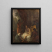 The Toilet - Henri Fantin-Latour — framed artwork on a wall