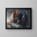 L'Aurore y la Nuit - Henri Fantin-Latour — cuadro enmarcado en la pared