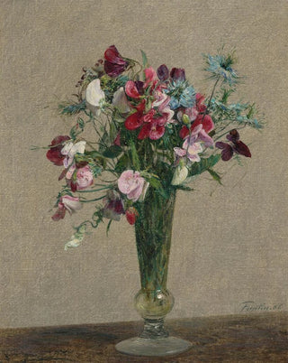 Henri FantinLatour - Pois de senteur et nigelles.webp
