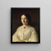 Retrato de la Sra. Edwin Edwards - Henri Fantin-Latour — cuadro enmarcado en la pared