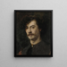 Retrato de Whistler - Henri Fantin-Latour — cuadro enmarcado en la pared