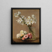 Rosas y lirios - Henri Fantin-Latour — cuadro enmarcado en la pared