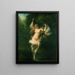 Sarah la Bayista - Henri Fantin-Latour — cuadro enmarcado en la pared