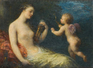 Henri FantinLatour - Venus And Cupid.webp