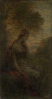 Young woman under a tree at sunset, called Autumn - Henri Fantin-Latour — artwork view