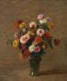 Zinnias - Henri Fantin-Latour — vista de la obra