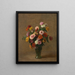 Zinnias - Henri Fantin-Latour — cuadro enmarcado en la pared