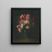 Carnations - Henri Fantin-Latour — framed artwork on a wall