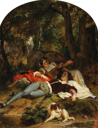Henri Flix Emmanuel Philippoteaux - A Love Idyll.webp