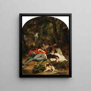 Henri Flix Emmanuel Philippoteaux - A Love Idyll.webp