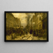 L'Avenida de Orléans durante los bombardeos de París por los ejércitos prusianos en enero de 1871 - Henri Félix Emmanuel Philippoteaux — cuadro enmarcado en la pared