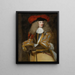 Retrato de Jacques de Goyon III 1644-1725, Señor de Matignon, Conde de Thorigny, Teniente General de los Ejércitos - Henri Gascar — cuadro enmarcado en la pared