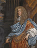 Portrait painting of Robert Bruce, 1st Earl of Ailesbury and 2nd Earl of Elgin 1626-1685, wearing a Roman armor - Henri Gascar — artwork view