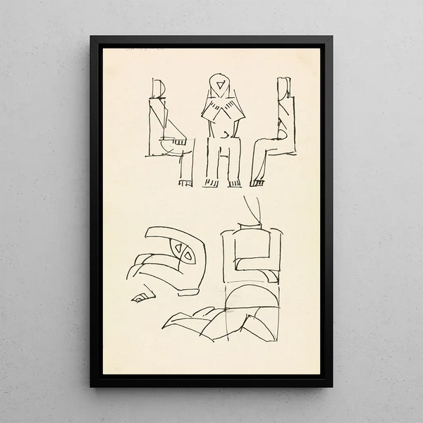 Henri GaudierBrzeska - Five Figure Studies.webp
