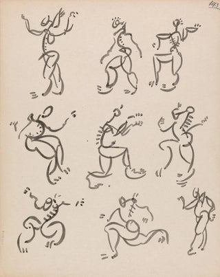 Henri GaudierBrzeska - Nine Dancing Figures in Three Registers.webp