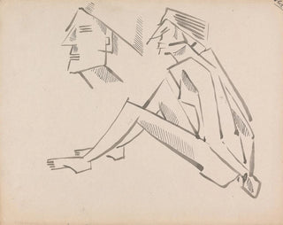 Henri GaudierBrzeska - Two Figure Studies.webp