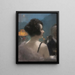 Una dama elegante - Henri Gervex — cuadro enmarcado en la pared