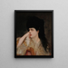 L'attente trompe - Henri Gervex — cuadro enmarcado en la pared