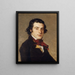 Retrato de Jean Soubeiran - Henri J. François — cuadro enmarcado en la pared