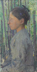 Mujer de perfil - Henri Jean Guillaume Martin — vista de la obra