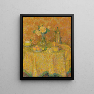 Henri Le Sidaner - La table harmonie jaune.webp
