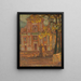Église Dolceacqua - Henri Le Sidaner — framed artwork on a wall