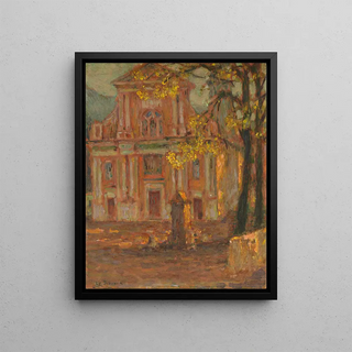Henri Le Sidaner - Lglise Dolceacqua.webp