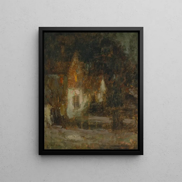 Henri Le Sidaner - Maison au clair de lune.webp