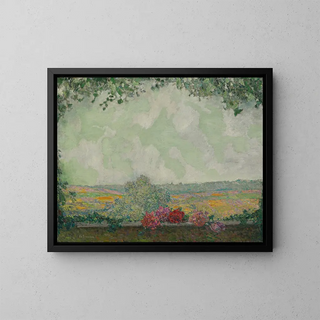Henri Le Sidaner - Vue De La Terrasse.webp
